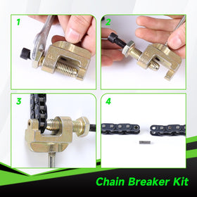 XIKOBY chain installed on rear wheel demonstrating improved chain wrap and drive