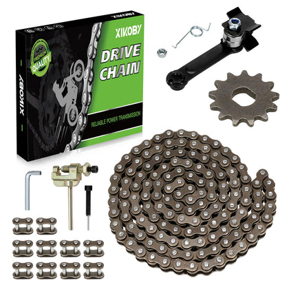 XIKOBY kit front packaging showing full drivetrain set and easy identification benefit