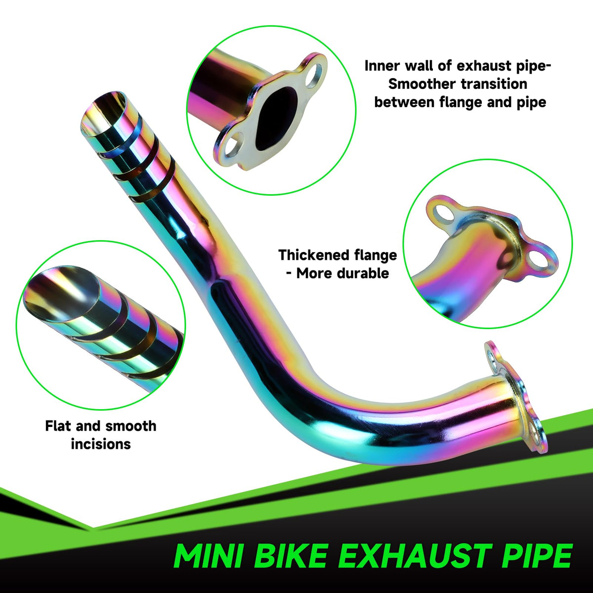 XIKOBY header on a rider's mini-bike illustrating enhanced riding experience
