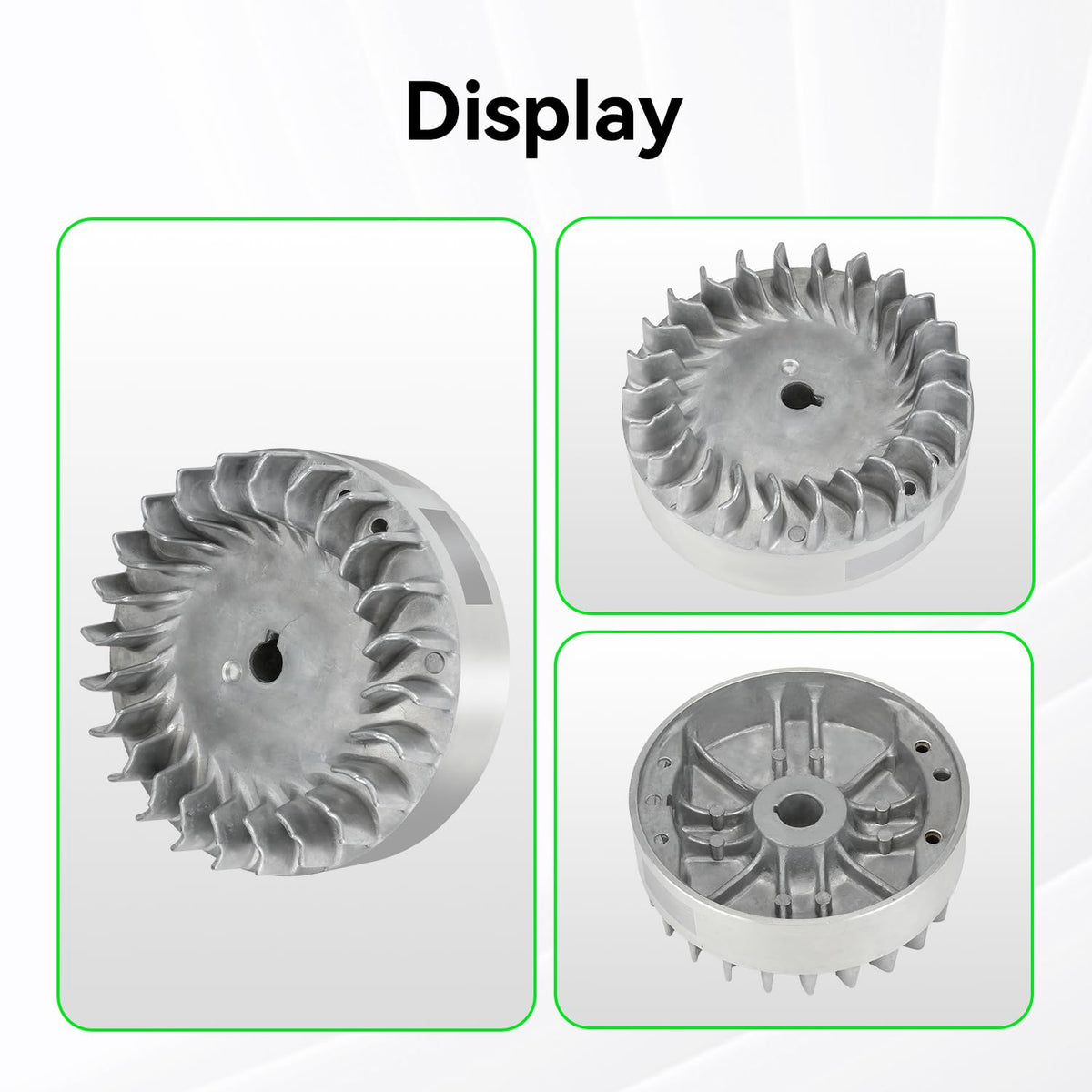 XIKOBY flywheel on mini bike showing improved acceleration potential