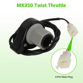 XIKOBY package contents laid out showing module and throttle for quick installation