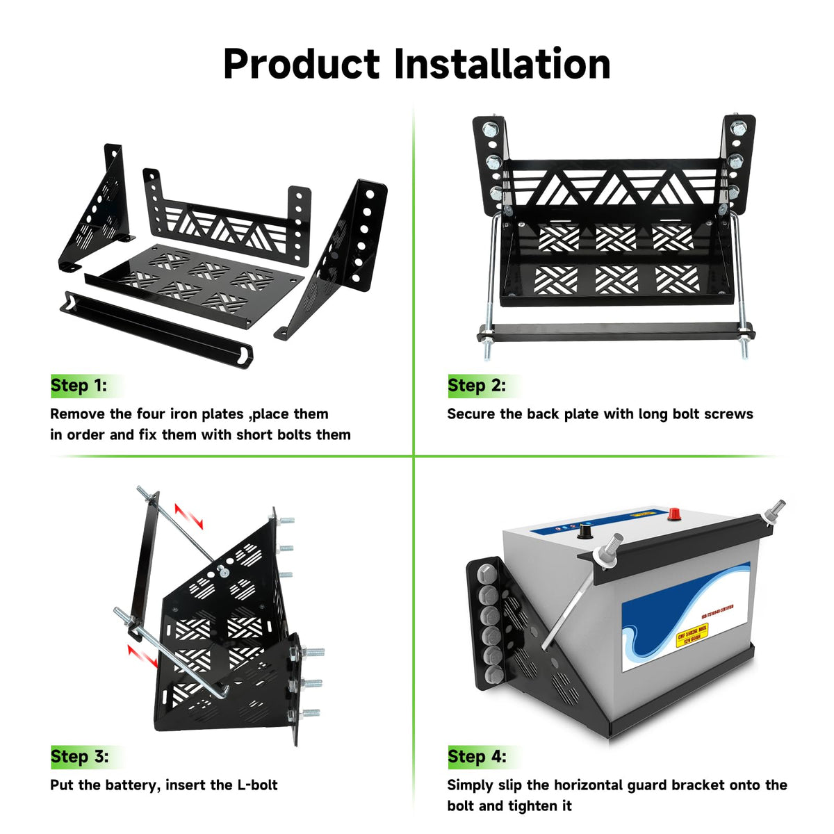 XIKOBY product packaging with included bolts and hardware for bolt-in mounting
