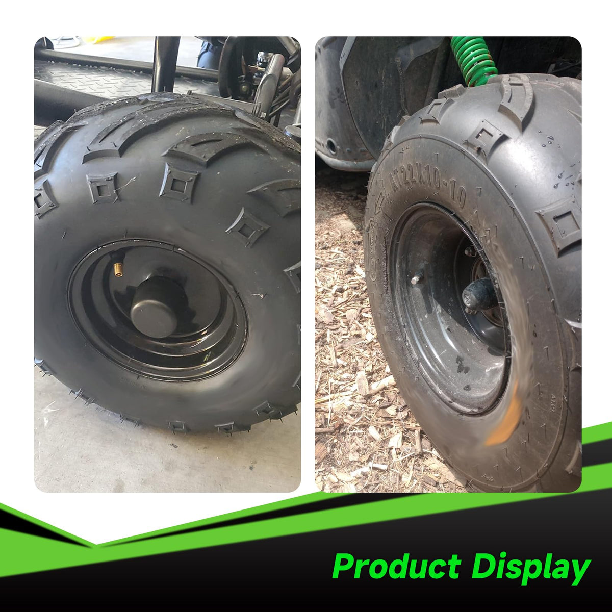 XIKOBY packaged tire with accessories showing ready-to-install benefit