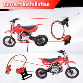 XIKOBY 12mm rear hydraulic assembly detail showing compact design and reliability