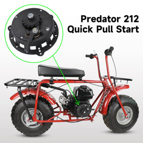 XIKOBY side profile on go-kart demonstrating compact space-saving design