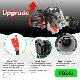 XIKOBY spark plug and clips set for straightforward installation and maintenance