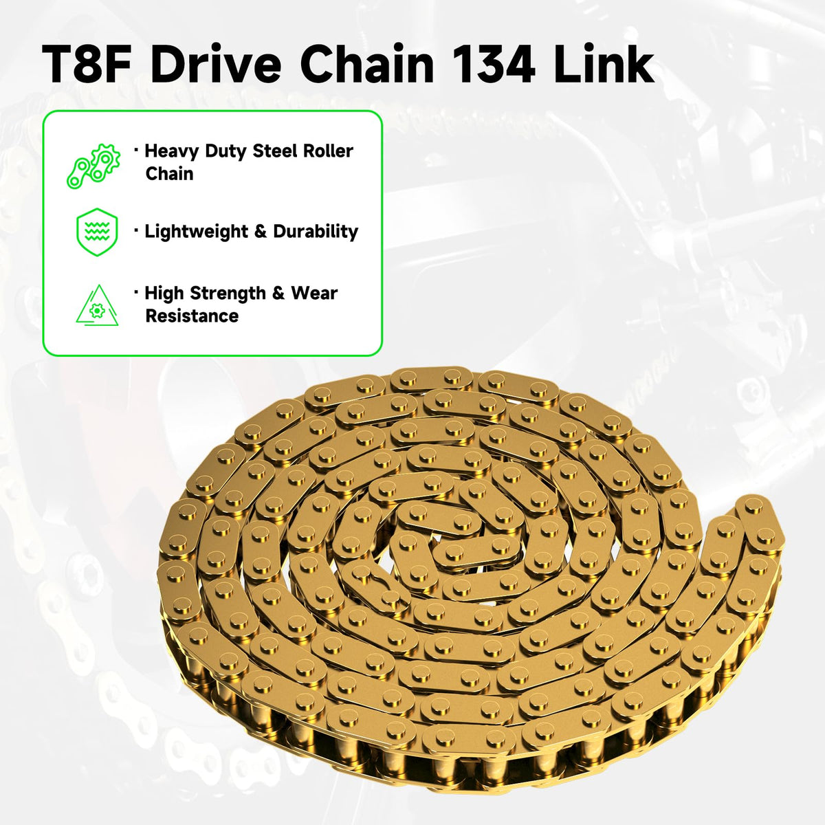 XIKOBY compact chain breaker tool next to chain, simplifies cutting