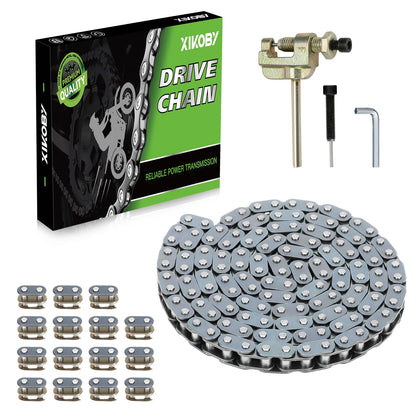 XIKOBY chain front packaging showing full kit and compatibility benefit
