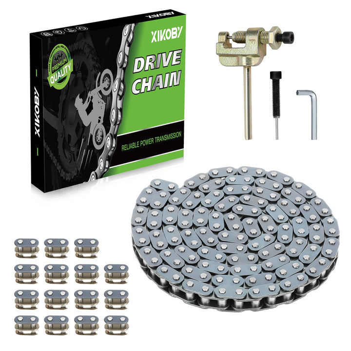 XIKOBY chain front packaging showing full kit and compatibility benefit