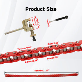 XIKOBY chain wrapped around SYX Moto rear sprocket showing reliable engagement