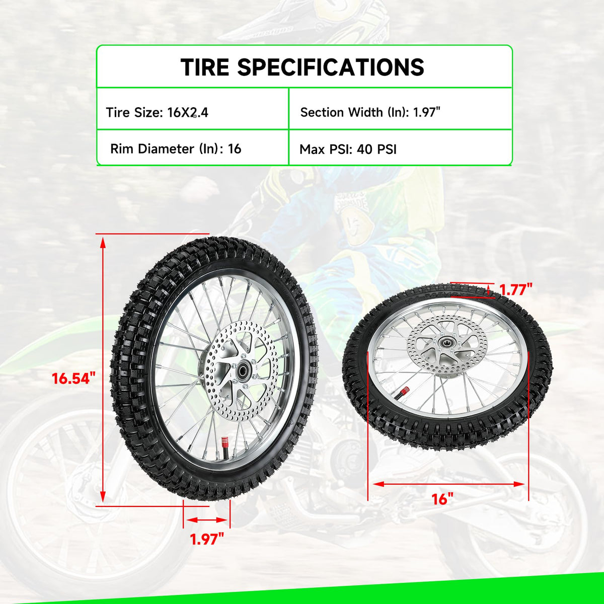XIKOBY tire tread close-up showing wear-resistant rubber for longer life