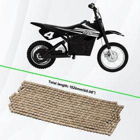 XIKOBY chain kit in a workshop being fitted to a minibike