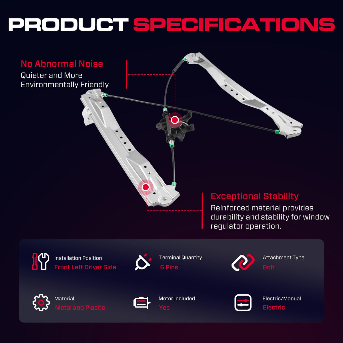 XIMAKA mounting points detail showing OEM-style holes for accurate alignment and secure fit