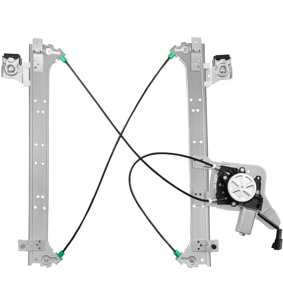 XIMAKA front assembly showing regulator and motor, restoring window function