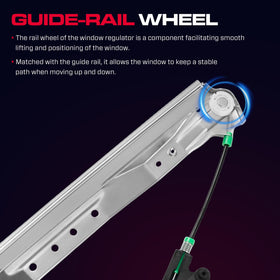 XIMAKA regulator mounting points and label highlighting OEM reference clarity benefit