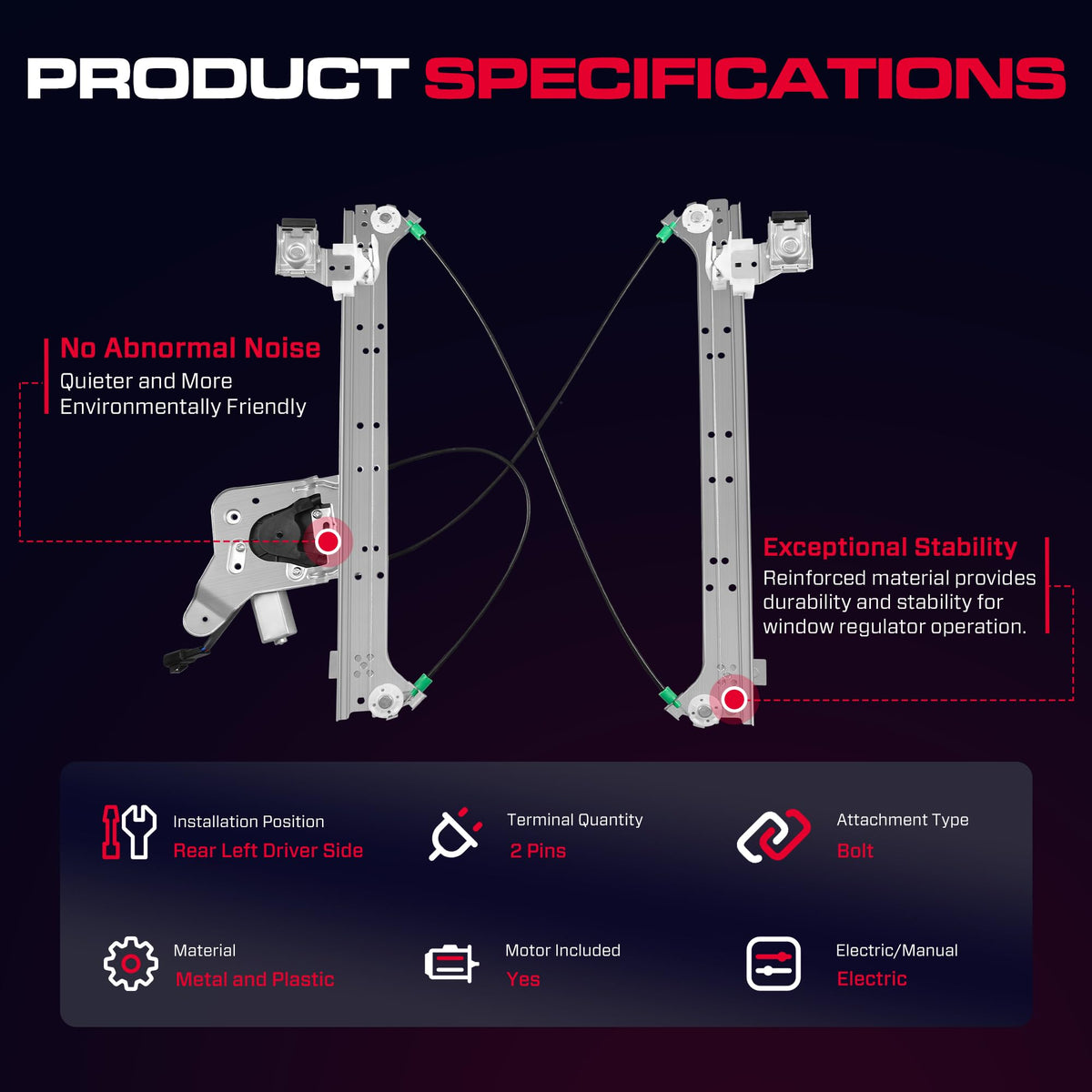 XIMAKA side profile of regulator assembly, demonstrates durable construction