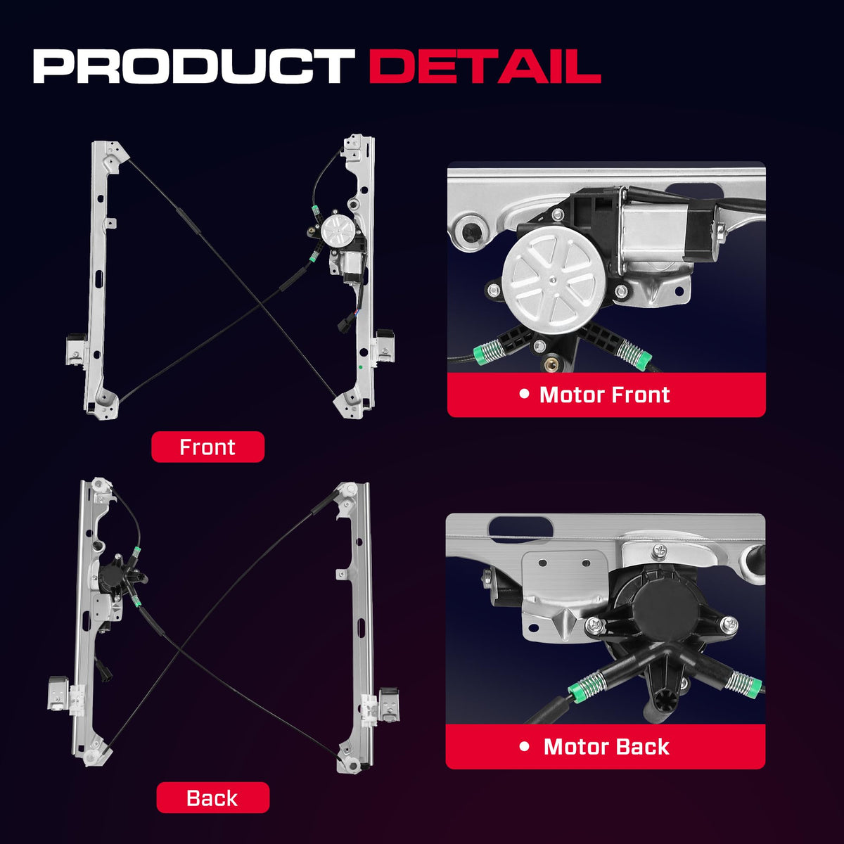 XIMAKA texture and bearing detail showing smooth operation benefit