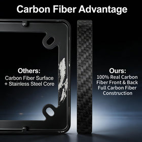 XinDeLeiHuan close-up of carbon weave texture highlighting durable glossy coating