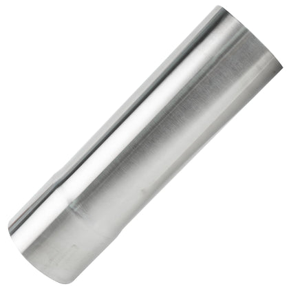 XinDeLeiHuan front view of polished 3-inch exhaust connector, durable finish