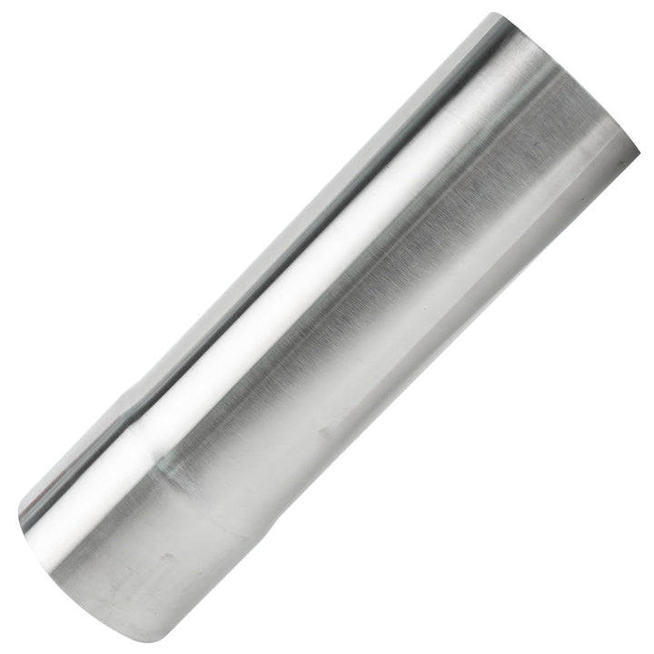 XinDeLeiHuan front view of polished 3-inch exhaust connector, durable finish