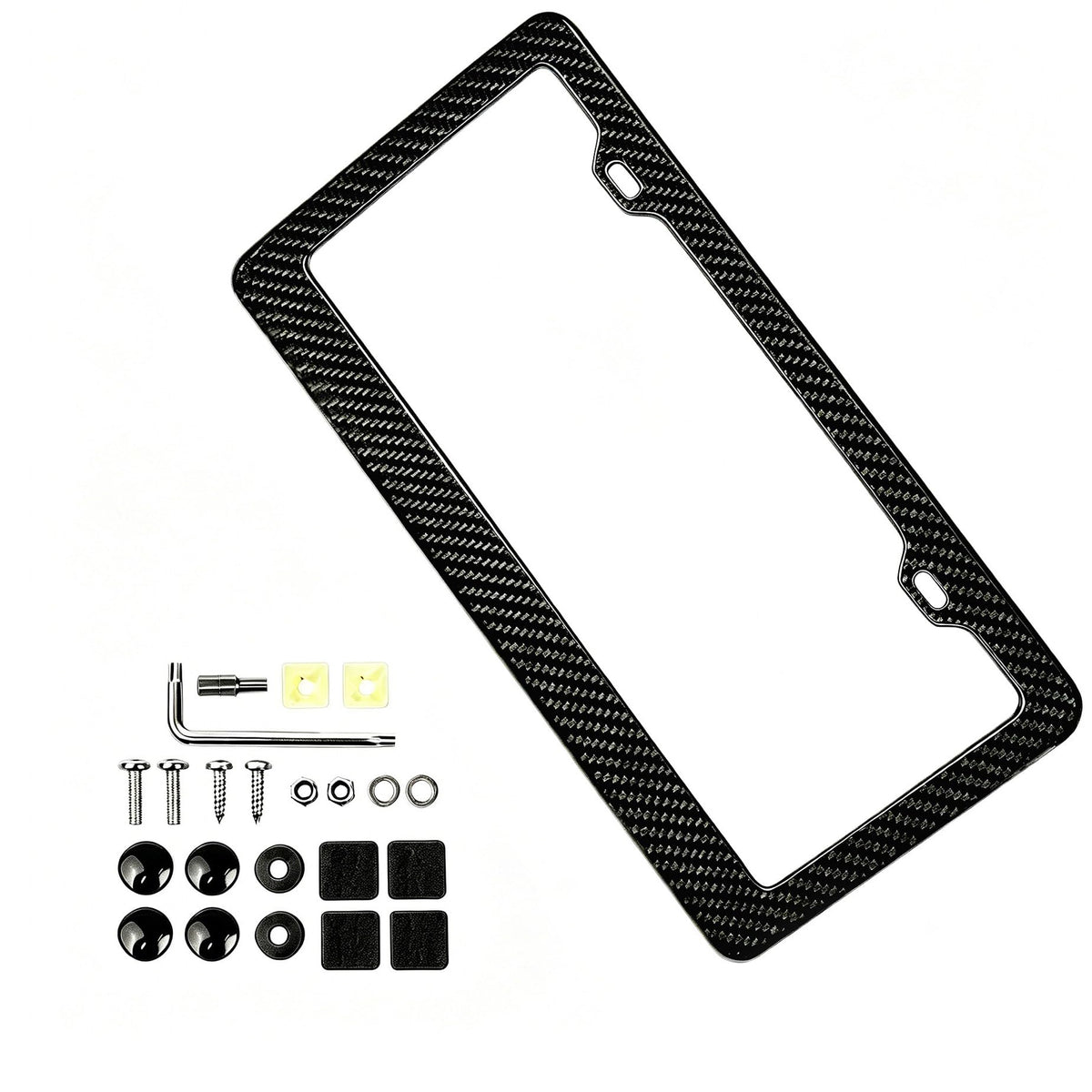 XinDeLeiHuan front view of carbon fiber frame showing sleek finish and refined appearance
