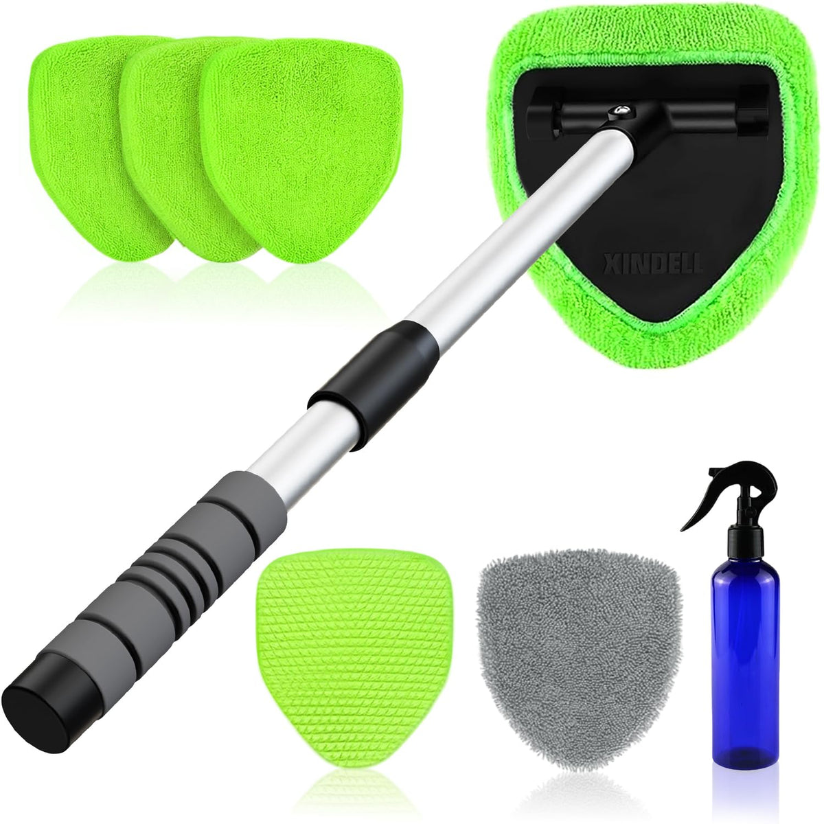 XINDELL kit front packaging showing all included pieces for complete cleaning