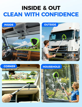 XINDELL tool cleaning inside windshield fast touch-ups from driver seat