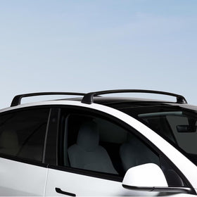XINFOOB front view on Tesla Model Y showing clean fit and style benefit