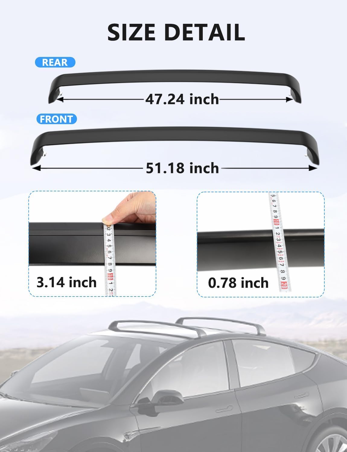 XINFOOB packaging and hardware showing easy no-drill installation benefit