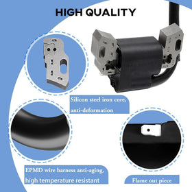 Xingehor spark plug and coil arranged to show compatibility benefit