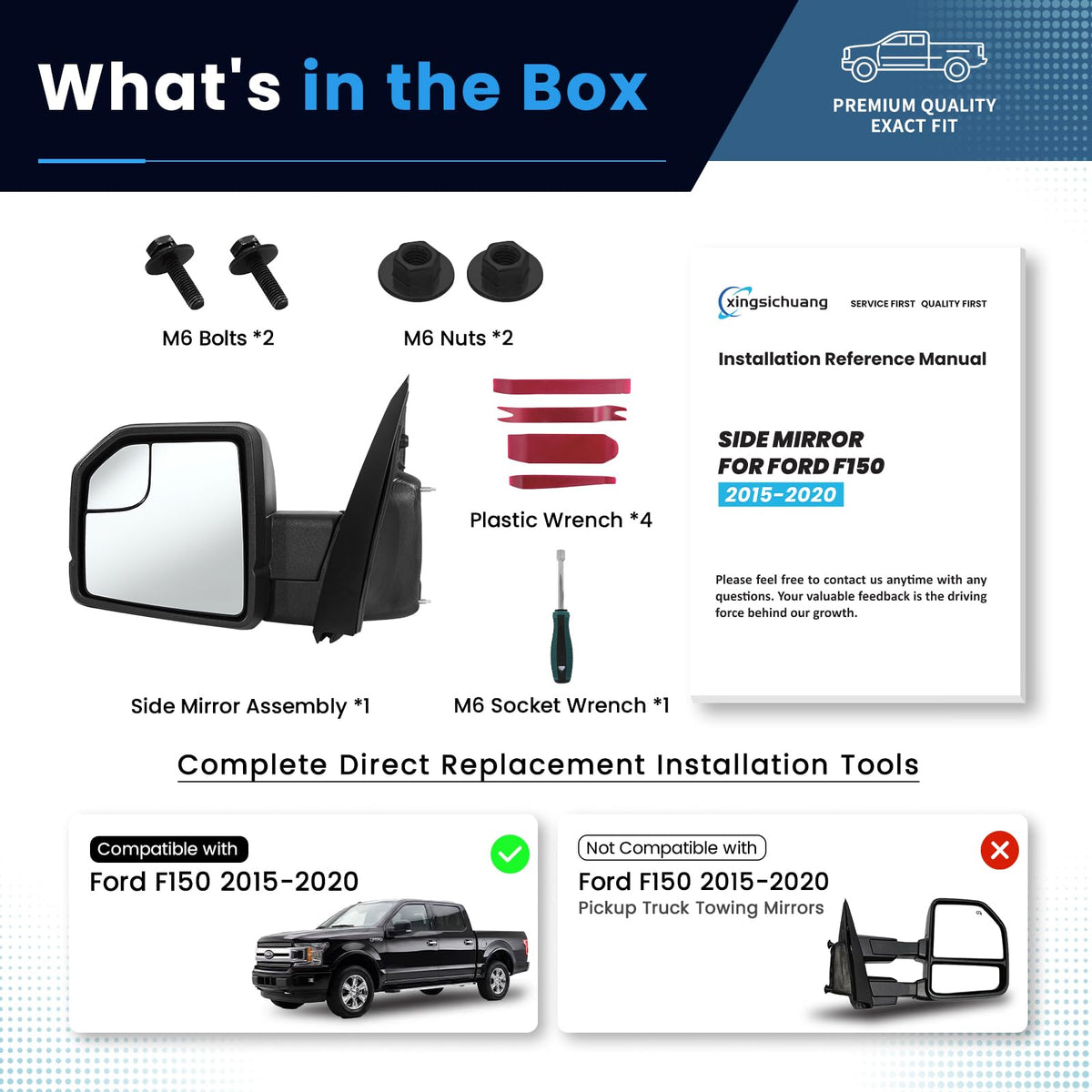 xingsichuang high-definition mirror glass detail offering clearer sightlines