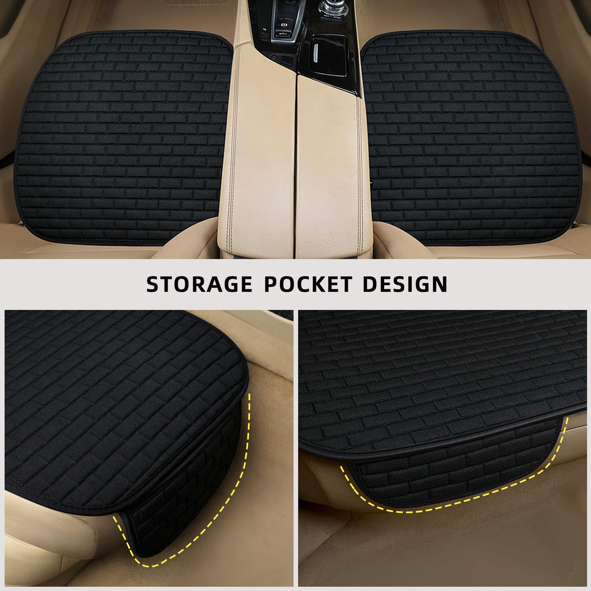 XINGSILUC installed in SUV rear seat demonstrating coverage and anti-slip stability