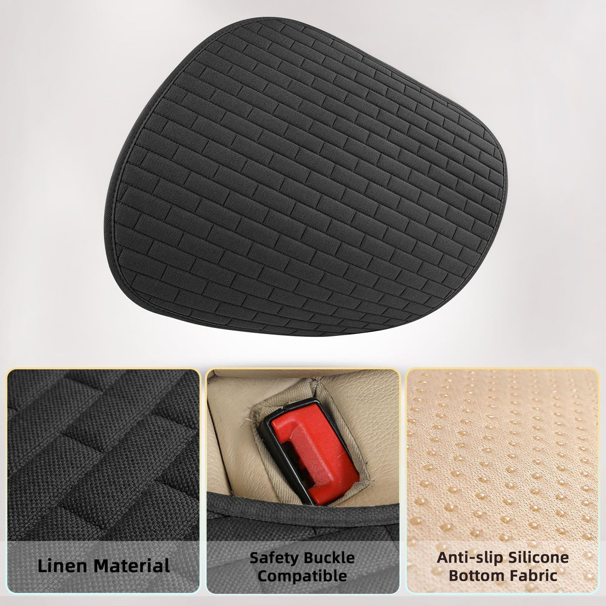 XINGSILUC detail of seatbelt access keeping safety functional and cover properly fitted
