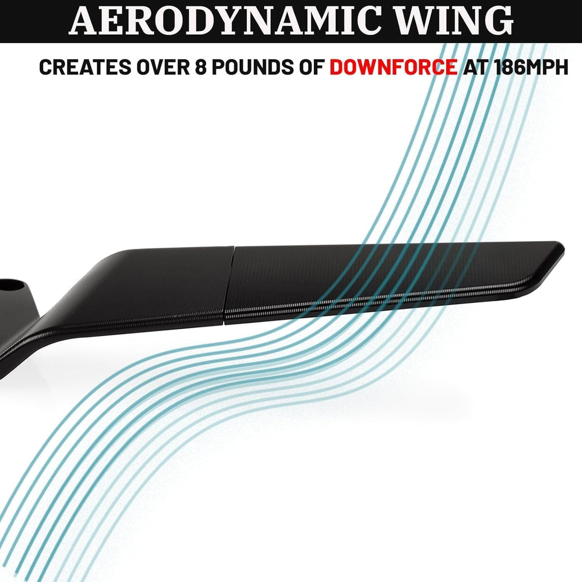 XINGWU side view highlighting aerodynamic wing angle for improved stability