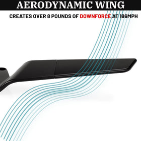 XINGWU side view highlighting aerodynamic wing angle for improved stability