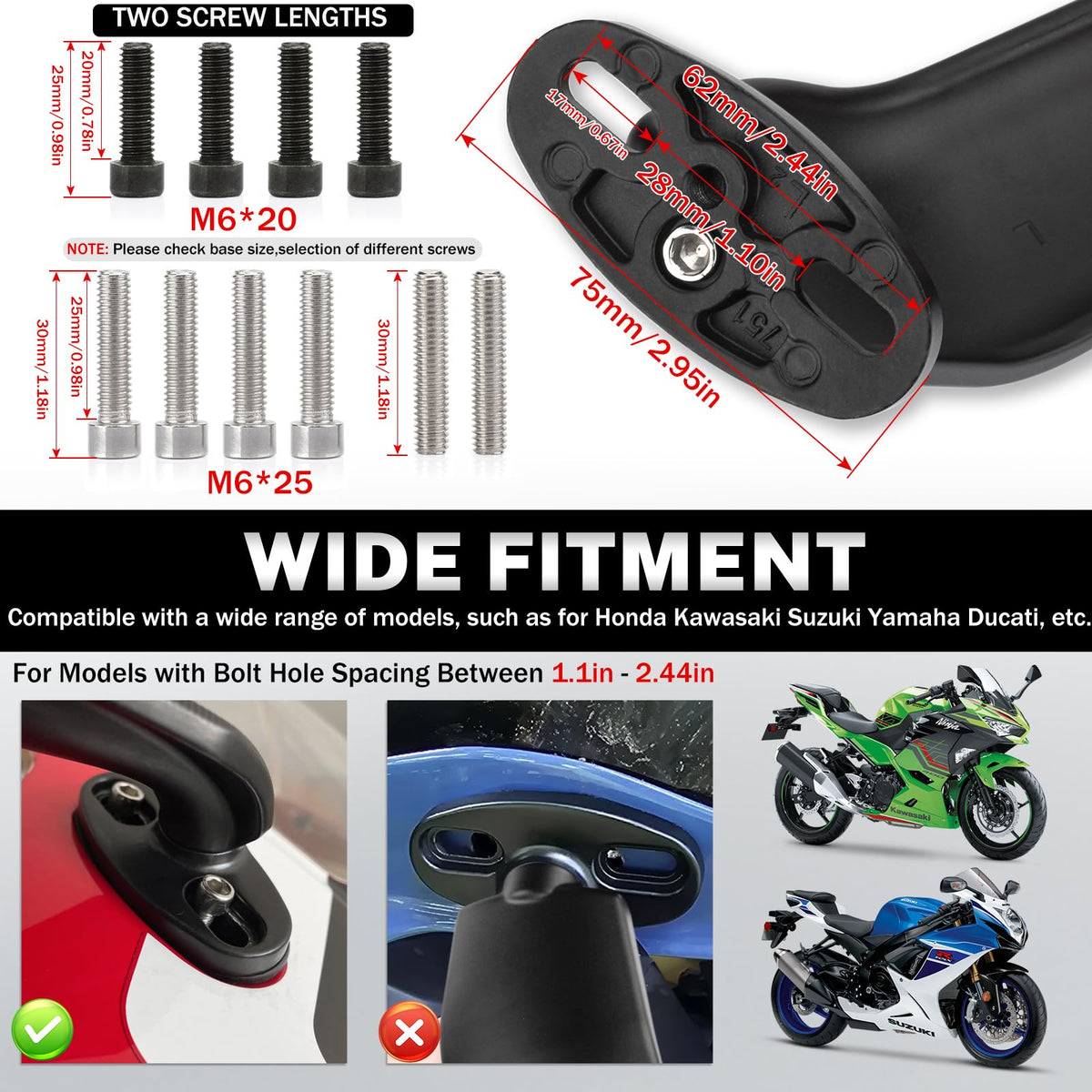 XINGWU mounted on Ninja 650 showing fitment and clearer rear traffic awareness