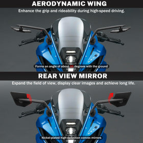 XINGWU side profile of aerodynamic wing showing added downforce and stability