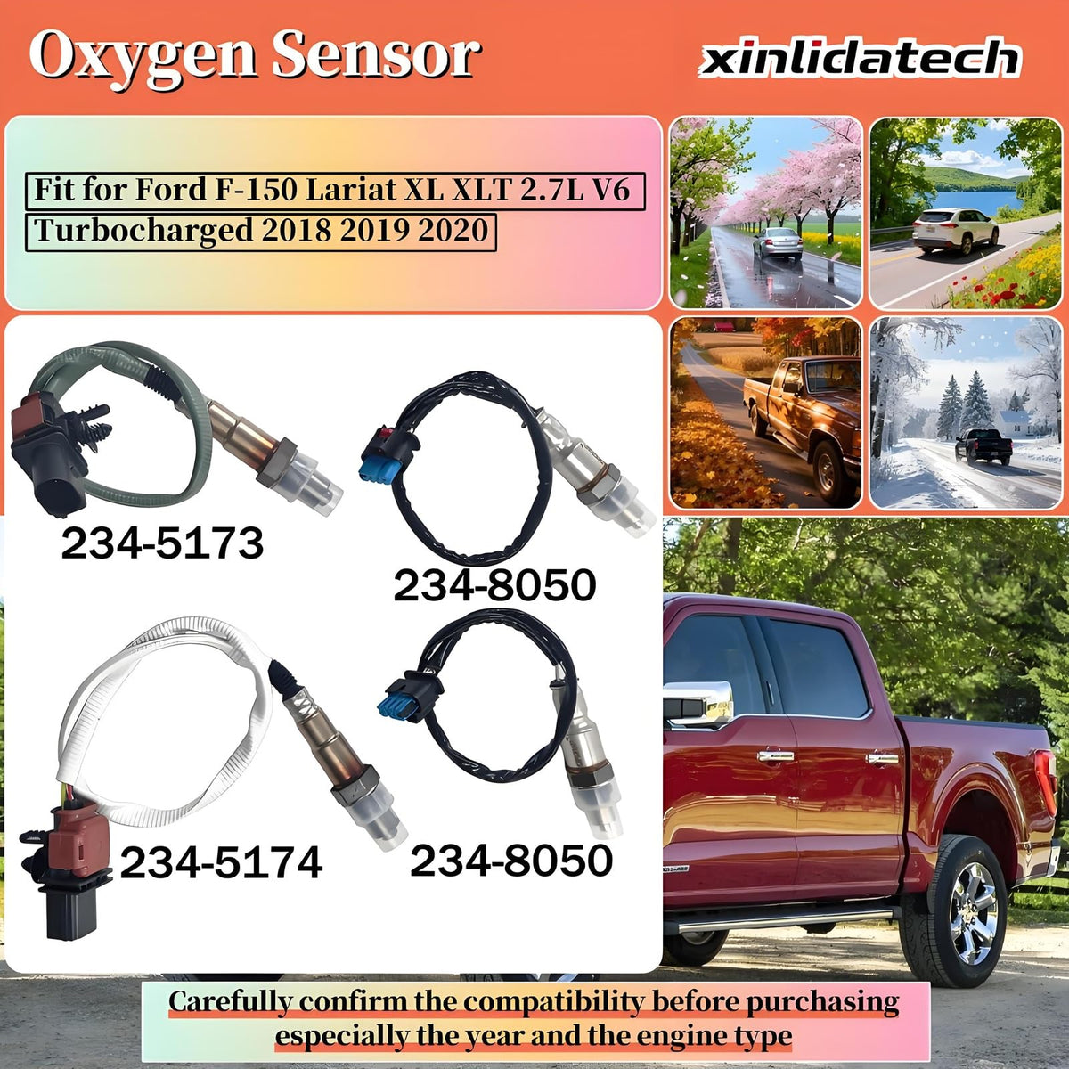 xinlidatech upstream left sensor close-up showing durable construction