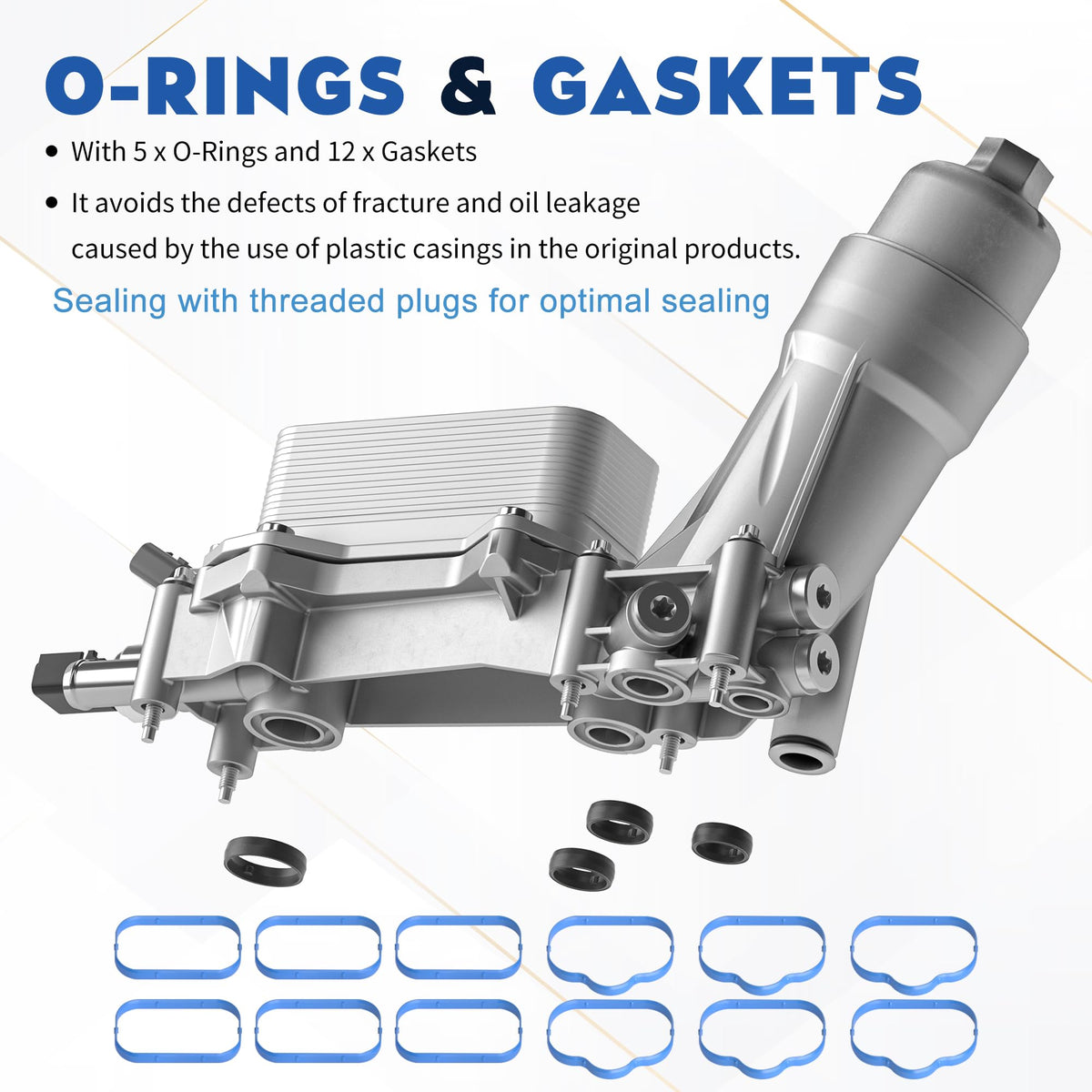 XINLIN housing installed in engine bay demonstrating direct-fit replacement benefit