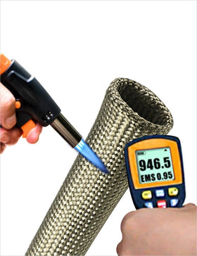 XINPENGLIU close-up titanium weave detail showing durable heat barrier