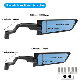 Xintre close-up convex glass detail offering clearer field of view