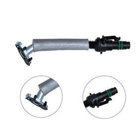 Xintre coolant feed line close-up illustrating corrosion-resistant finish and reliability