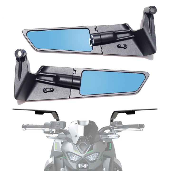Xintre front view mirror mounted showing wider rear visibility