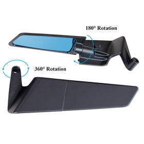 Xintre mirror installed on sportbike highlighting aerodynamic style