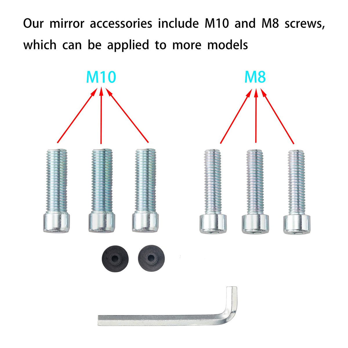 Xintre mirror next to hand showing size and compact, low-profile benefit