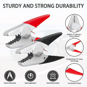 XIOGZAXI close-up of toothed jaws for better conductivity and secure grip