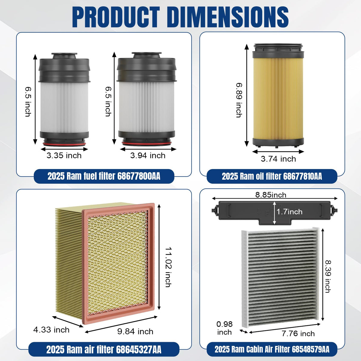 Xiozugibi oil filter detail view capturing contaminants and improving longevity
