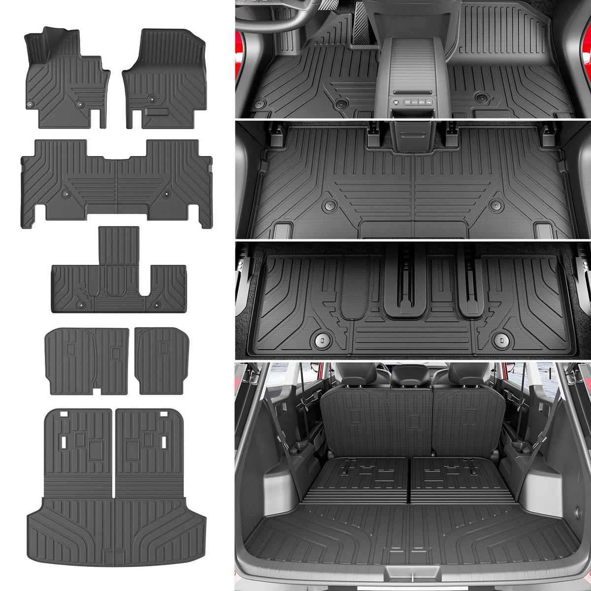xipoqix trunk view installed in Kia EV9 showing full coverage and protection