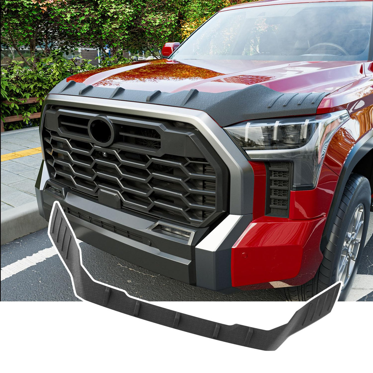 xipoqix front view hood shield showing clean fit and protection