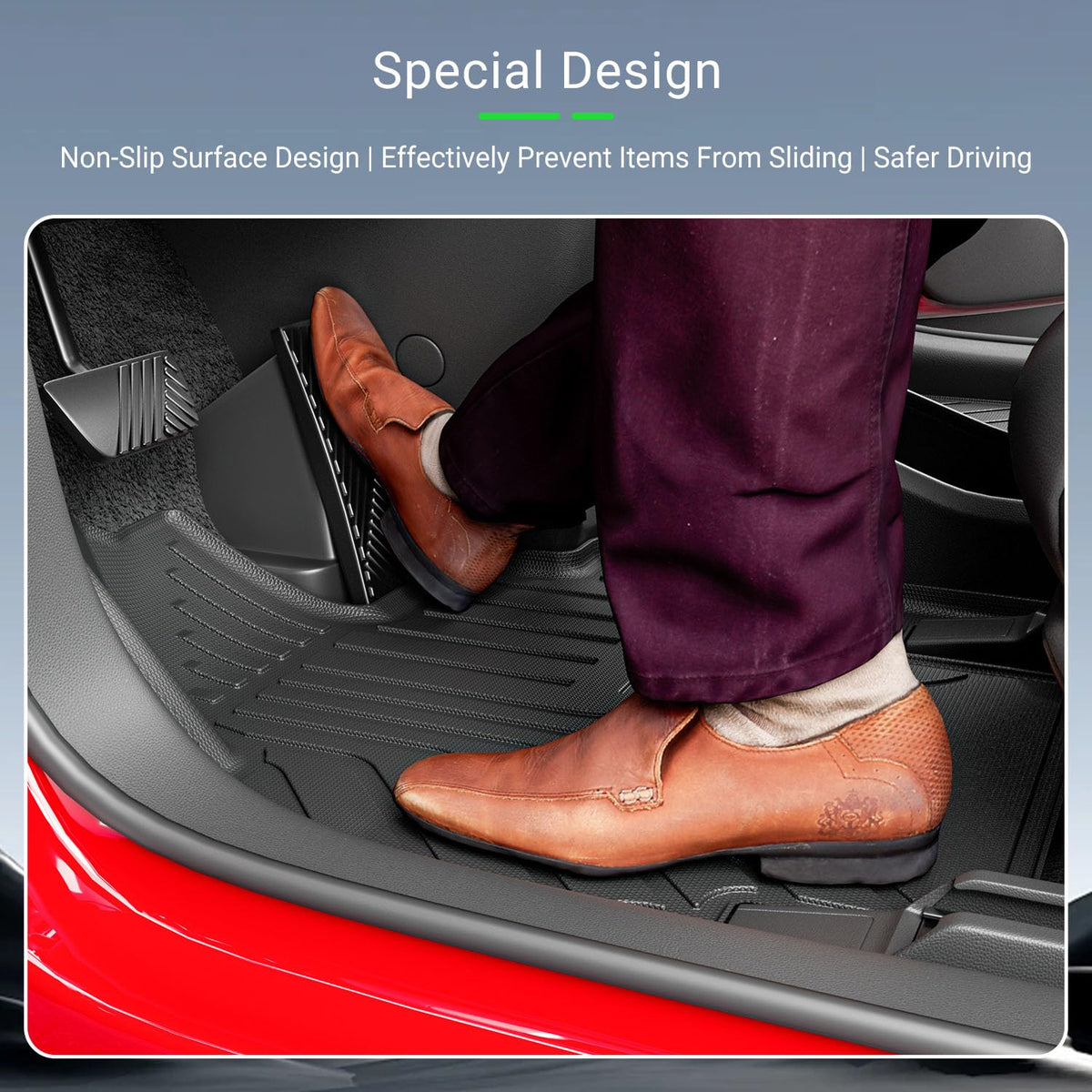 xipoqix cargo mat installed in Kia EV9 lifestyle scene protecting interior